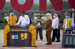 Resmikan Bendungan Semantok Jawa Timur, Jokowi: Tingkatkan Panen Petani  