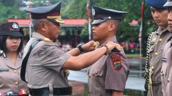 Di Bawah Guyuran Hujan Deras, Kapolda Sulut Lantik 261 Bintara Remaja