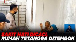 Sakit Hati Dicaci, Bikin Pria di Tulungagung Tembok Rumah Tetangganya
