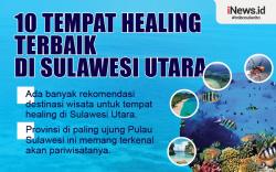Infografis 10 Tempat Healing di Sulawesi Utara, Wisata Sekaligus Tenangkan Pikiran