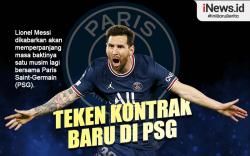 Infografis Lionel Messi Dikabarkan Siap Teken Kontrak Baru dengan PSG