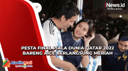 Pecah! Pesta Final Piala Dunia Qatar 2022 Bareng Aice Berlangsung Meriah