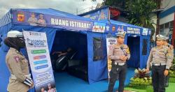 Pospol Simpang Gadog dan Puncak Sediakan Kursi Pijat hingga Wifi untuk Wisatawan 