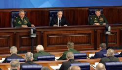 Vladimir Putin Kumpulkan Para Jenderal di Moskow saat Zelensky Temui Biden