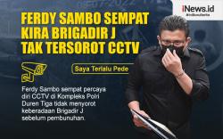 Infografis Ferdy Sambo Tak Tahu Ada CCTV Rekam Brigadir J