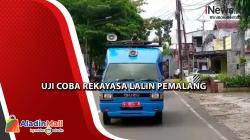  Jelang Nataru, Uji Coba Rekayasa Lalin Satu Arah di Jalan Raya Randudongkal Dilakukan