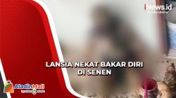 Pria Lansia Nekat Bakar Diri saat Rumah Sepi di Senen