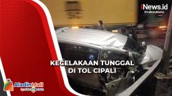 Minibus Hantam Tiang PJU di Tol Cipali, 6 Korban Luka-Luka