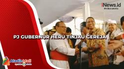  Kunjungi Sejumlah Gereja di Jakarta, Pj Gubernur Heru Periksa Pengamanan Ibadah Natal