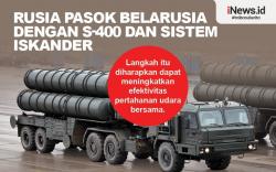 Infografis Rusia Pasok Belarusia dengan S-400 dan Sistem Iskander