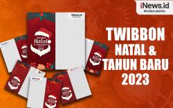 Infografis Twibbon Natal & Tahun Baru 2023