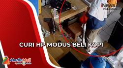 Terekam CCTV, Emak-Emak Curi HP Milik Pedagang di Kebon Jeruk setelah Pura-Pura Beli Es Kopi