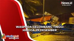 Diterjang Gelombang, Belasan Bangunan di Pasar Wameo Baubau Hancur