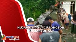 Hujan Deras, Tanah Longsor Rusak Masjid dan Rumah di Banyumas