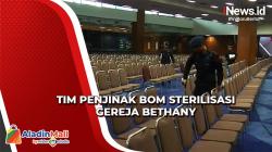 Tim Penjinak Bom Polda Jatim Sisir Gereja Bethany Surabaya