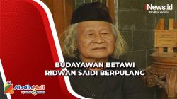 Ridwan Saidi, Budayawan Betawi Meninggal Dunia di RSPI Bintaro