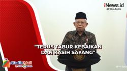 Momen Natal, Wapres Ma'ruf Harapkan Umat Kristiani Terus Tabur Kebaikan dan Kasih Sayang