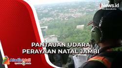 Kapolda Jambi Pantau lewat Udara Perayaan Natal, Situasi Relatif Aman dan Kondusif