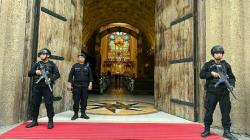 Brimob Polda Sulut Sterilisasi 5 Gereja Besar di Manado jelang Misa Malam Natal<