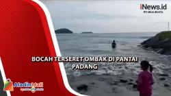  Bermain di Pantai Padang, Bocah Terseret Ombak Berhasil Diselamatkan