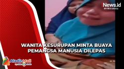 Wanita di Mamuju Tengah Kesurupan Minta Buaya Pemangsa Manusia Dilepas<