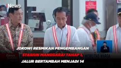 Jokowi Resmikan Pengembangan Stasiun Manggarai Tahap 1, Jalur Bertambah Menjadi 14