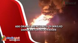  Kebakaran Hebat di Mampang Prapatan,  600 Orang Mengungsi 