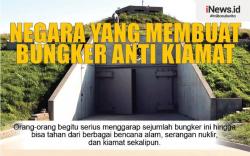 Infografis Daftar Negara yang Membuat Bungker Anti Kiamat, Nomor 5 Beri Fasilitas bak Hotel Bintang 5