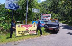 Rawan Kecelakaan, Dishub Bantul Larang Kendaraan Wisatawan Lewati Jalur Cinomati