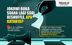 Infografis Jokowi Buka Suara soal Reshuffle