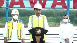 Presiden Jokowi Resmikan Bendungan Sadawarna, Harap Produksi Padi Meningkat<