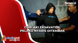 Gagal Panjat Tembok, Pencuri Aki Eksavator Terlibat Aksi Kejar-kejaran dengan Polisi