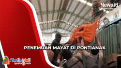 Mayat Tanpa Identitas Ditemukan di Atas Toko Pasar Flamboyan Pontianak