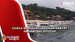 Pelabuhan Rakyat Padangbai Ditutup akibat Angin Kencang dan Gelombang Tinggi