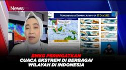 BMKG Peringatkan Cuaca Ekstrem di Berbagai Wilayah di Indonesia