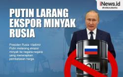 Infografis Rusia Balas Dendam, Hentikan Ekspor Minyak