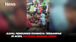Kapal Pengungsi Rohingya Terdampar di Aceh, Ratusan Imigran Lemas<