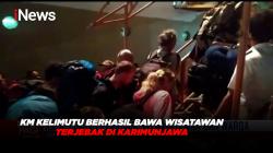 KM Kelimutu Berhasil Membawa Ratusan Wisatawan yang Terjebak di Karimunjawa