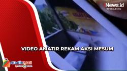 Aksi Mesum Sejoli di Jalur Wisata Sarangan Terekam Video Amatir