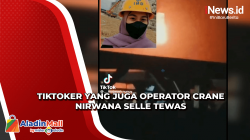 Detik-Detik Seleb TikTok Nirwana Selle Tewas Terbakar dalam Kabin Crane saat Bekerja