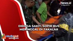 Sopir Bus di Takalar Meninggal saat Mengemudi hingga Tabrak 3 Kendaraan