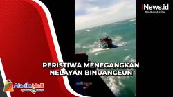 Terombang-ambing Ombak Besar di Pulo Tinjil, Nelayan Binuangeun Selamat