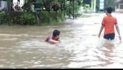  Sungai Dulang Meluap, Puluhan Rumah di Berjan Purworejo Terendam Banjir