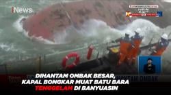 Dihantam Ombak Besar, Kapal Bongkar Muat Batu Bara Tenggelam di Banyuasin