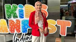Kunjungan ke Kids FanFest 2022, Fenita Arie Ingin Anak-anak Aktif Bermain
