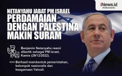 Infografis Netanyahu Jabat PM Israel, Perdamaian dengan Palestina Makin Muram