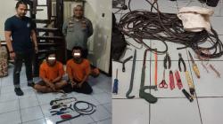 Curi Kabel di Taman Balai Kota Bandung, 2 Anggota Komplotan Ompong Ditangkap Polisi<