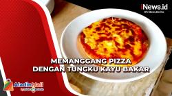 Menyantap Pizza di Padang yang Dipanggang dari Tungku Kayu Bakar