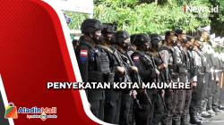 Ratusan Aparat Keamanan Diturunkan di Maumere Jelang Tahun Baru