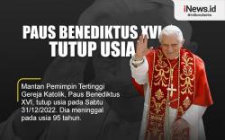 Infografis Paus Benediktus XVI Tutup Usia